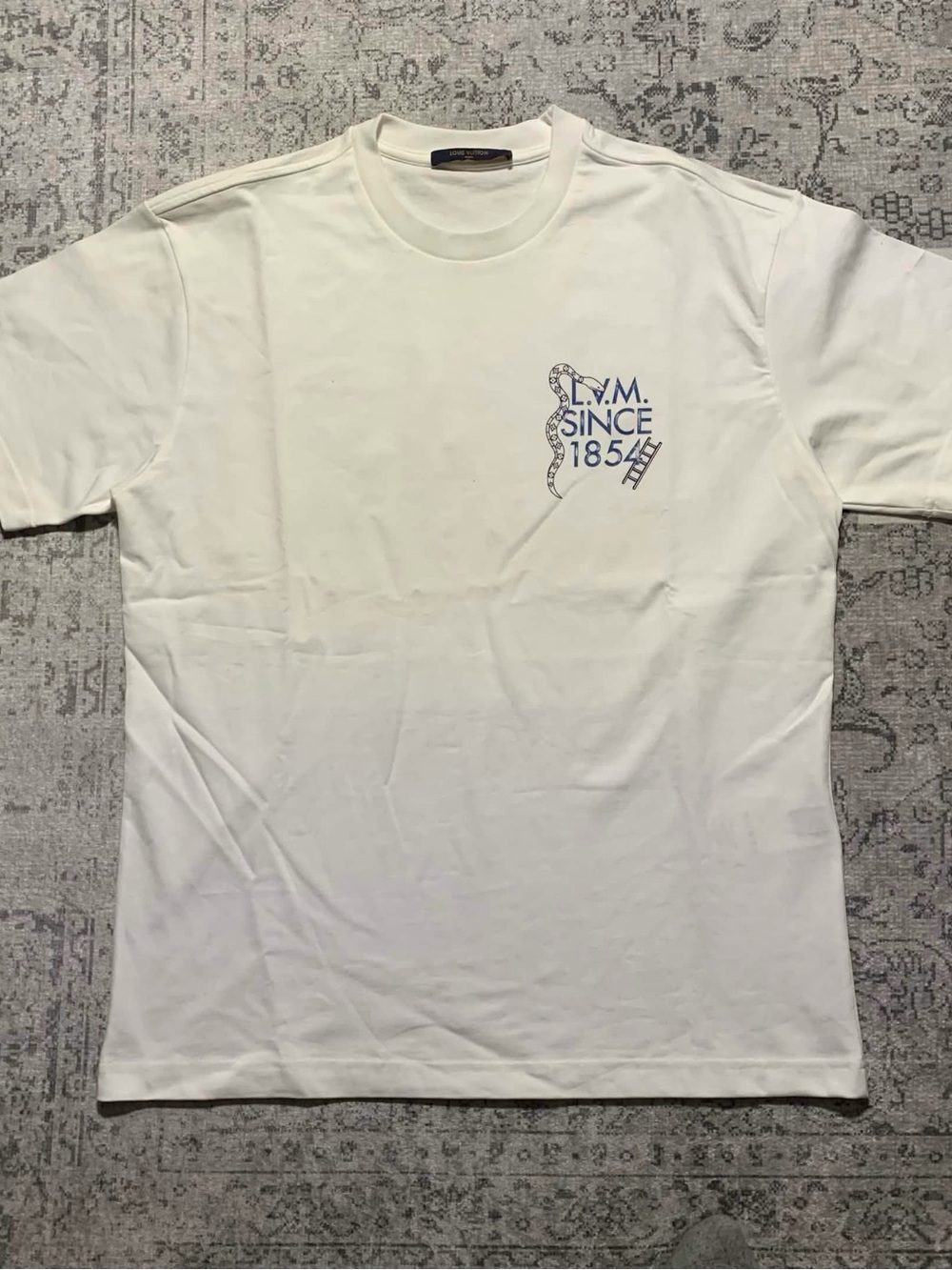 Louis Vuitton Since 1854 White Men’s T-Shirt Size S